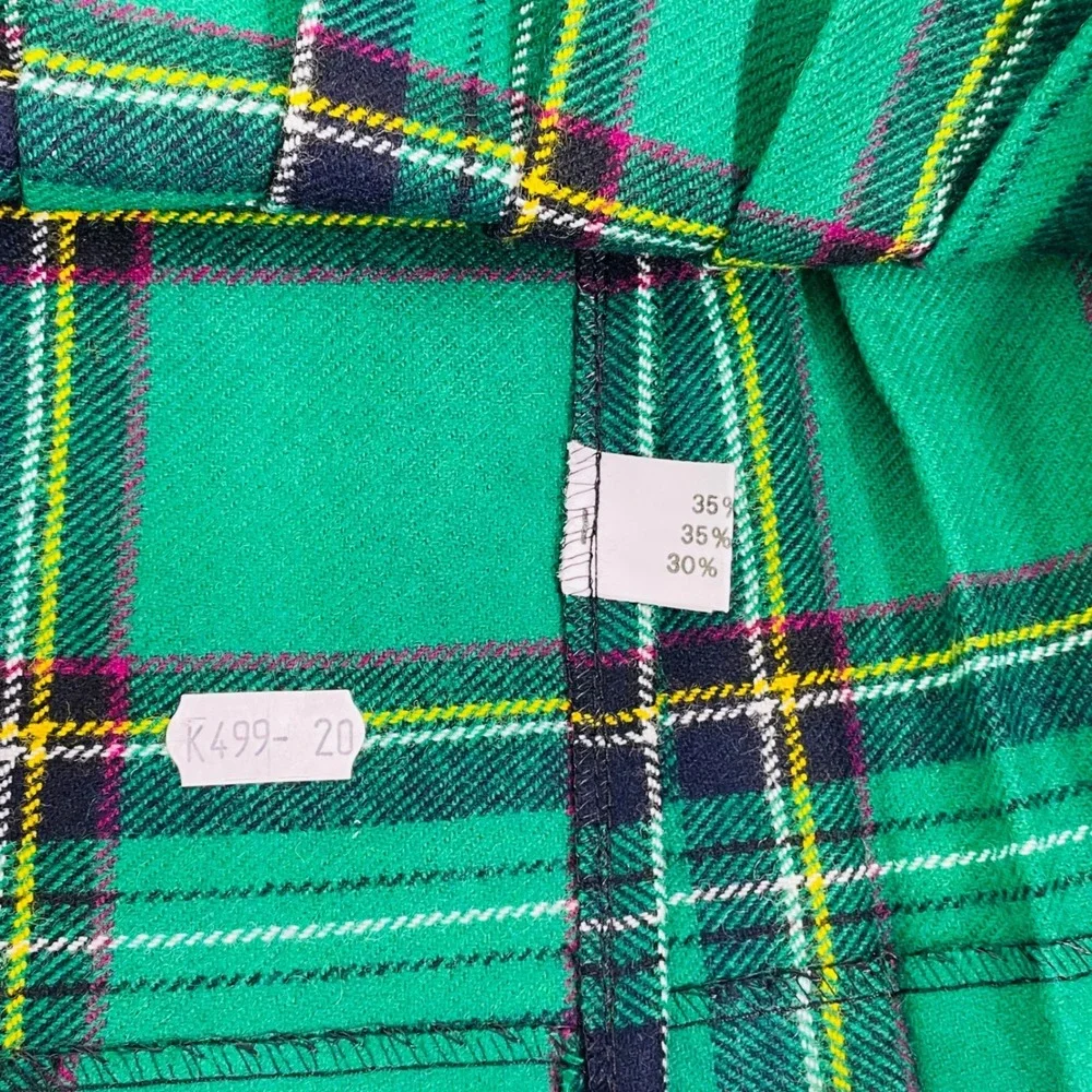 O'Neil of Dublin‎ Kilt Skirt Gordan Tartan Green Plaid Pinafore Girl's Sz 3/4